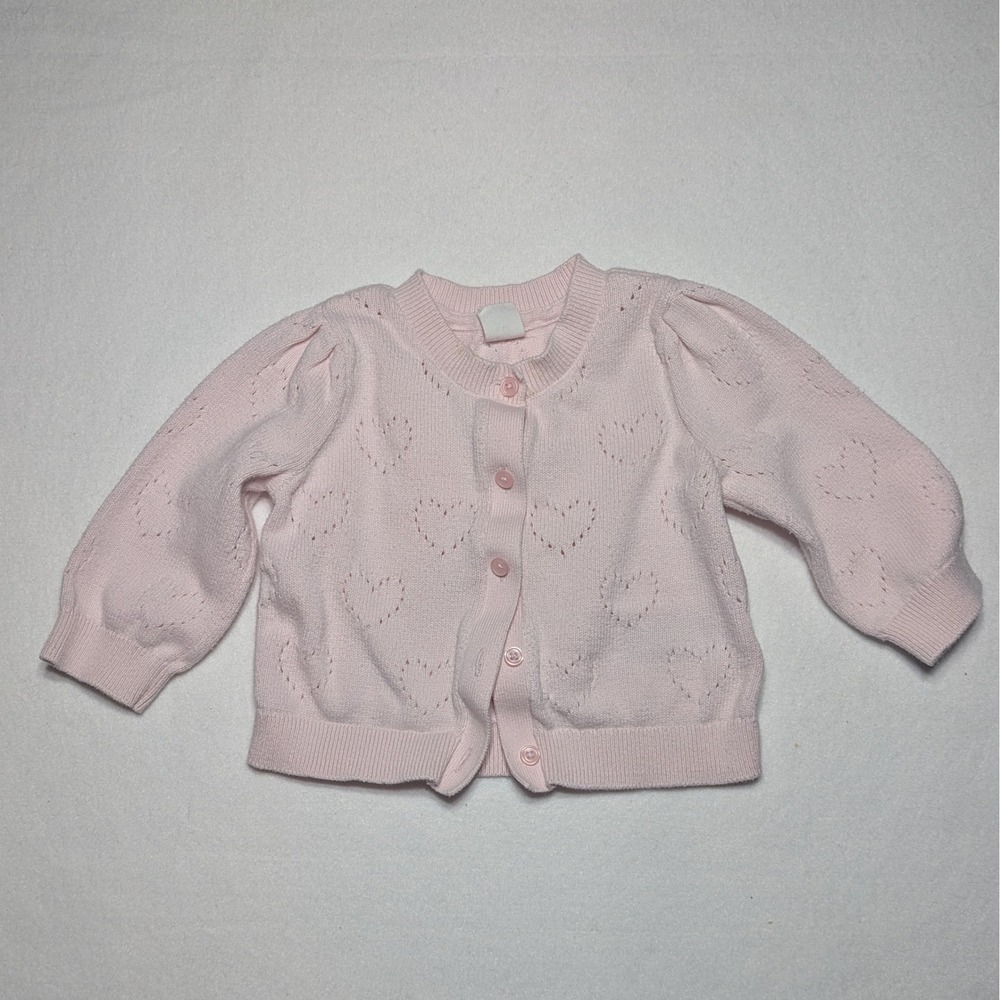 Baby Gap Pink Pointelle Knit Cardigan | 6–12 Months
Brand: Baby Gap